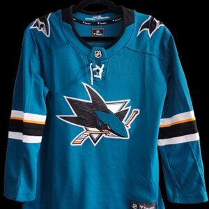 NHL Sharks Jersey Aqua Youth L/XL